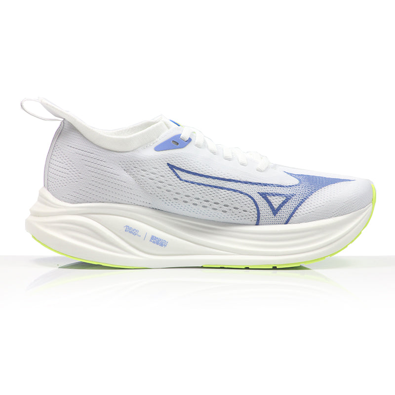 Mizuno Women's Neo Zen 2 Running Shoe - White/Ultramarine/Lightning Yellow