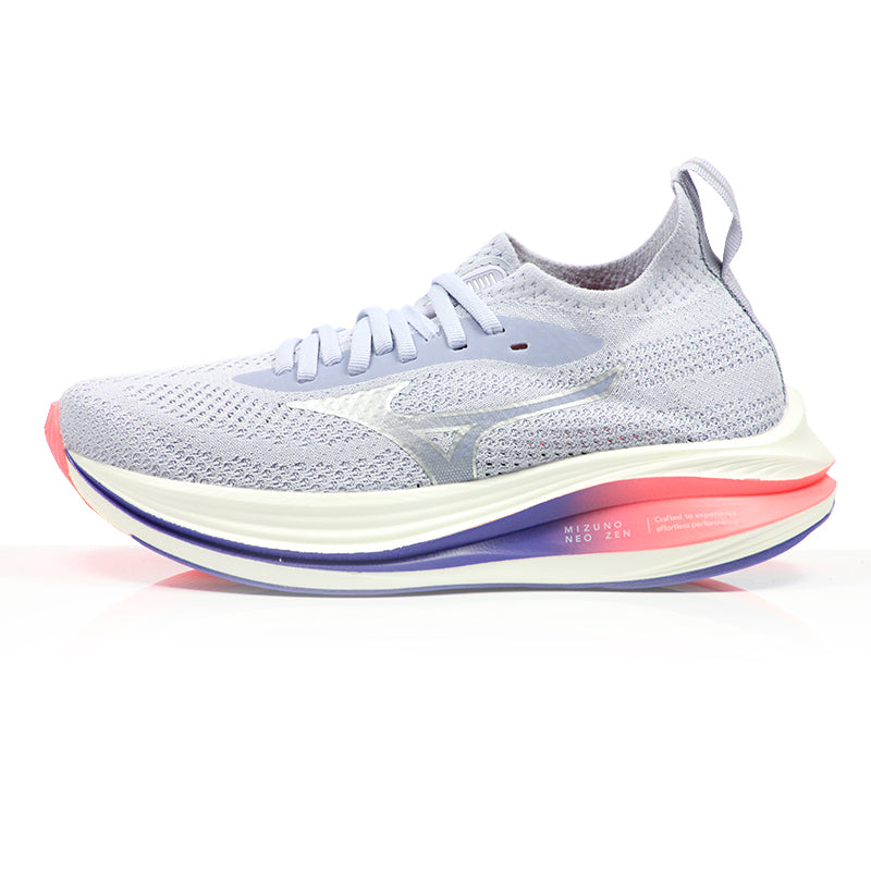 Mizuno Women's Neo Zen Running Shoe - Icelandic Blue/Silver/Striking Coral