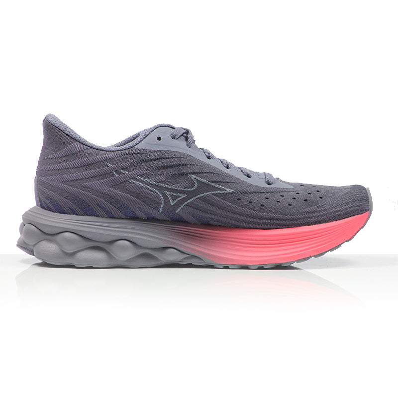 Mizuno Wave Skyrise 6 Women's Running Shoe - Blue Granite/Icelandic Blue/Striking Coral