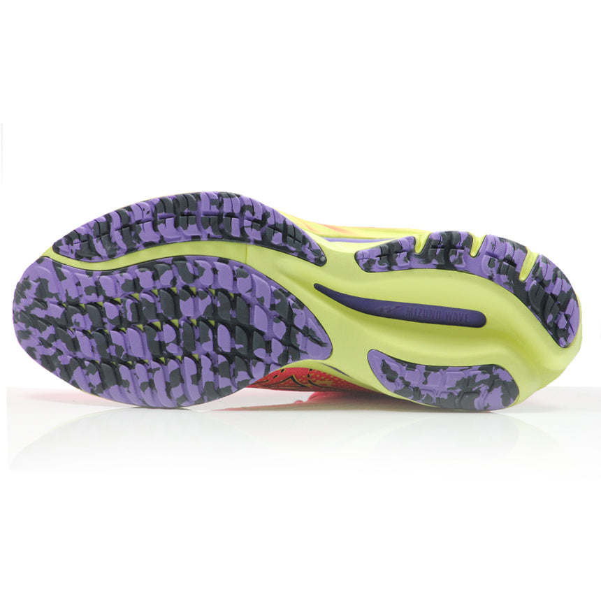 Mizuno Wave Rider 27 Women's Running Shoe - Vpink/Oblue/Luminous