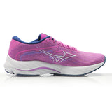 Mizuno Wave Rider 27 Women's Running Shoe - Rosebud/White/Navy Peony