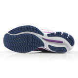 Mizuno Wave Rider 27 Women's Running Shoe - Rosebud/White/Navy Peony