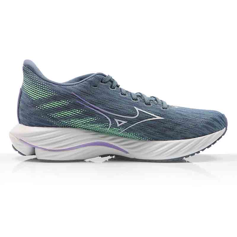 Mizuno Wave Rider 28 Women's Running Shoe - Citadel/White/Neo Mint