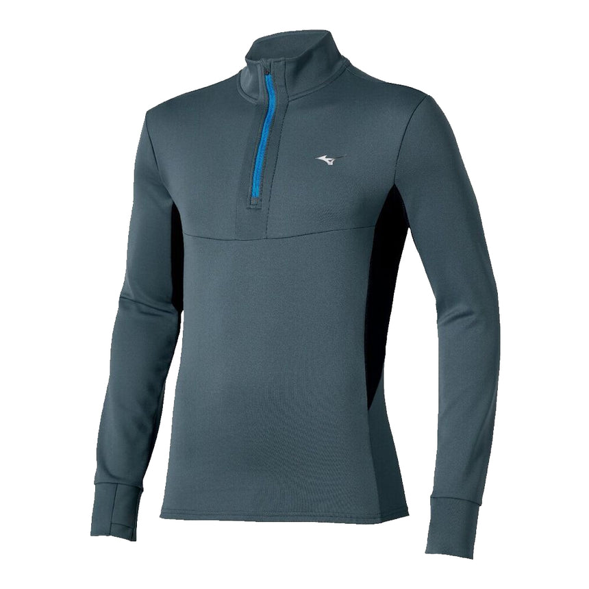 Mizuno Active Warmalite Half Zip Men's Running Top - Dark Slate