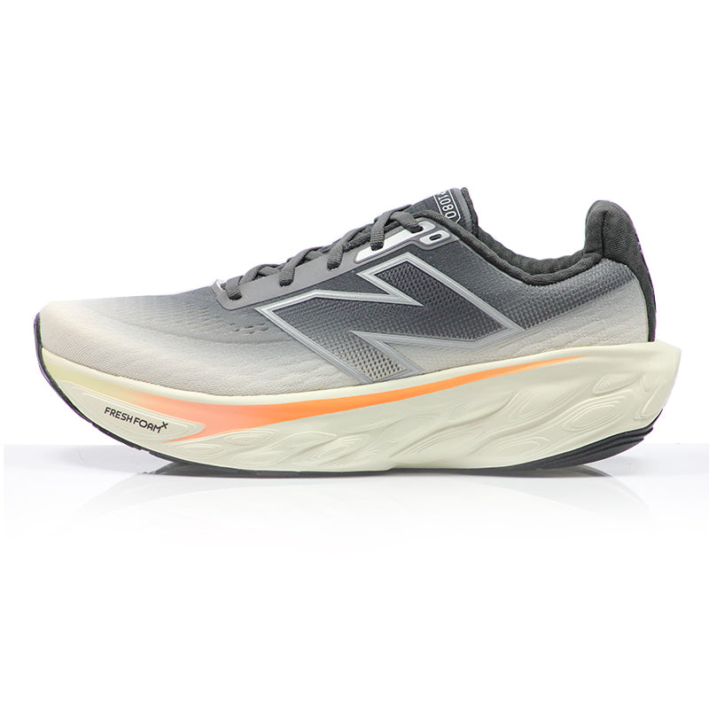 New Balance Fresh Foam X 1080v14 Men's Running Shoe - Black Cement/Angora/Hot Mango