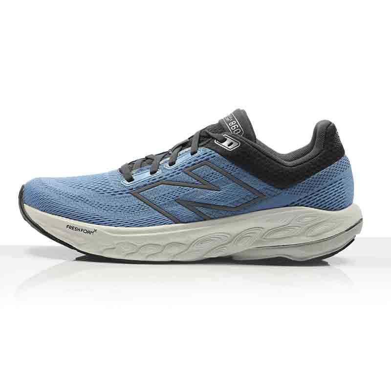New Balance Fresh Foam X 860v14 2E Wide Fit Men's Running Shoe - Blue Laguna/Black Cement
