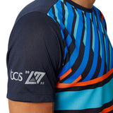 New Balance London Edition Impact Run Short Sleeve Men's Running Tee - Navy