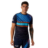 New Balance London Edition Impact Run Short Sleeve Men's Running Tee - Navy