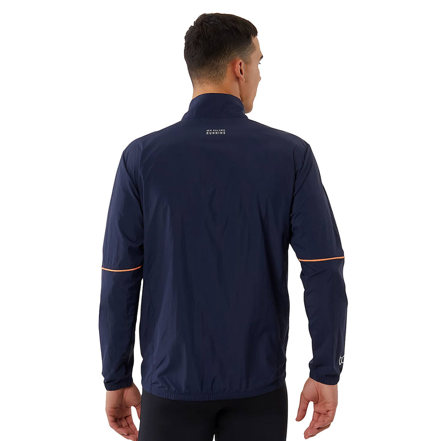 New Balance London Edition Printed Impact Men's Run Jacket - Eclipse