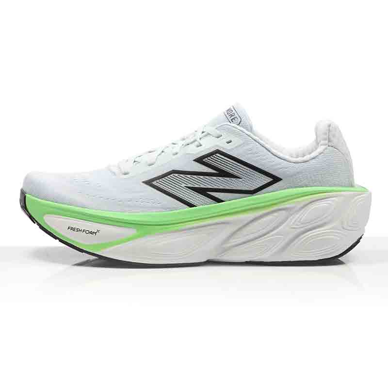 New Balance Fresh Foam More v5 Men's Running Shoe - Ice Blue/Electric Jade/Black