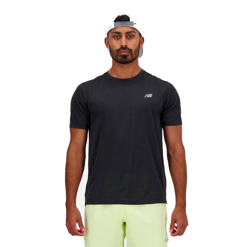 New Balance Athletics Short Sleeve Men's Running Tee - Black