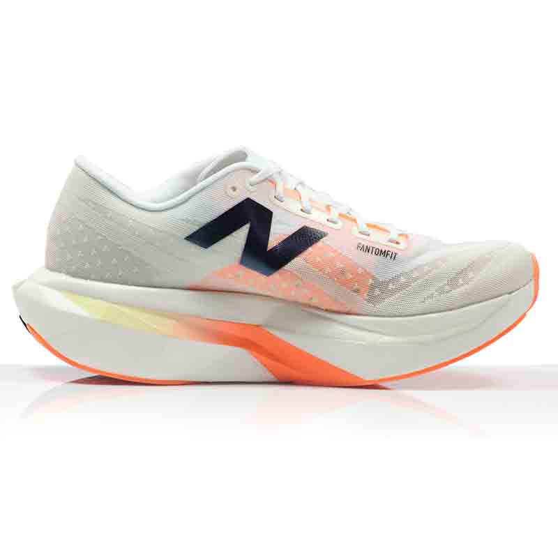 New Balance FuelCell SuperComp Elite v4 Women's Running Shoe - White/Angora/Hot Mango