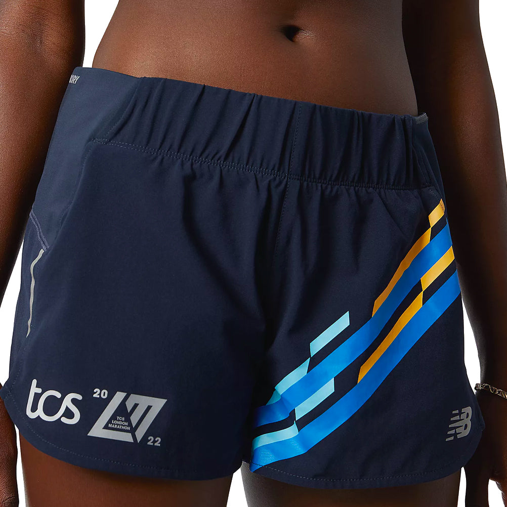 New Balance London Edition Impact 3inch Women's Running Short - Navy