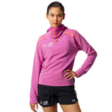 New Balance London Edition Q Speed Shift Women's Hoodie - Magenta Pop Heather