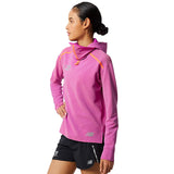 New Balance London Edition Q Speed Shift Women's Hoodie - Magenta Pop Heather