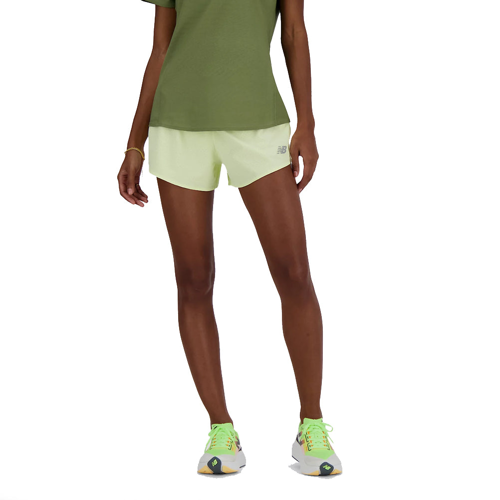 New Balance RC Run 3 inch Women's Running Short - Limelight