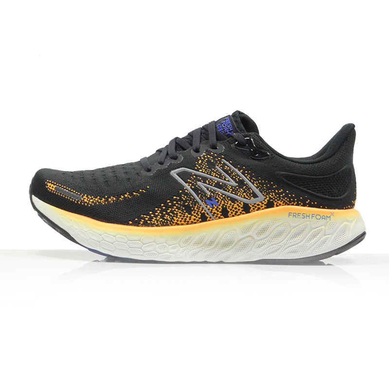 New Balance Fresh Foam X 1080v12 Men's 2E Wide Fit Running Shoe - Black/Yellow