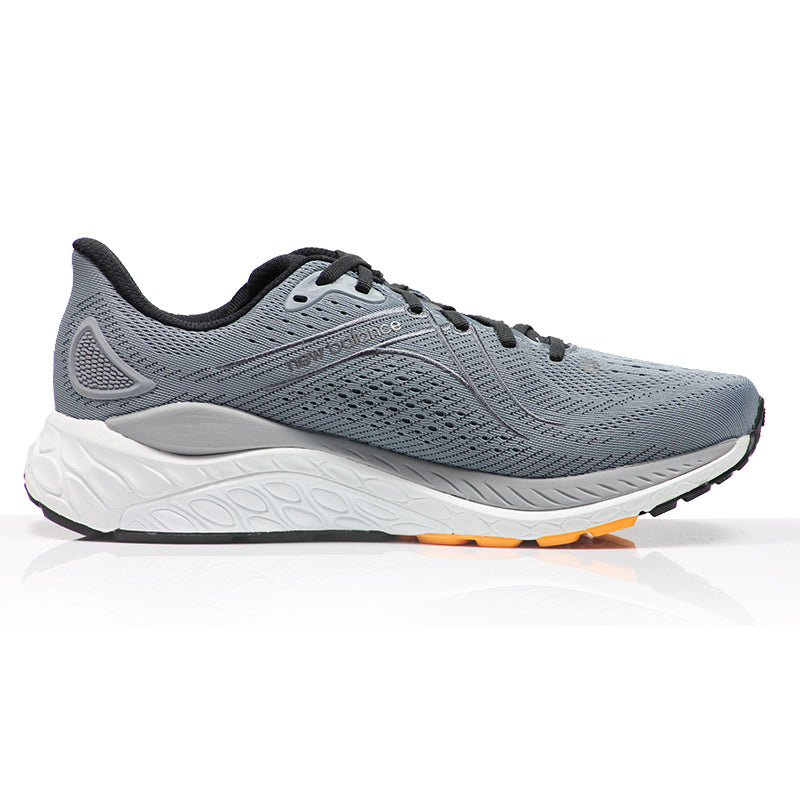 New Balance Fresh Foam X 860v13 Wide Fit Men's Running Shoe - Steel/Summer Aqua/Hot Marigold
