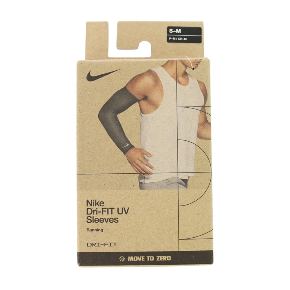 Nike Dri-Fit UV Running Sleeves - Black/Silver