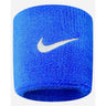 Nike Swoosh Running Wristbands - Blue/White