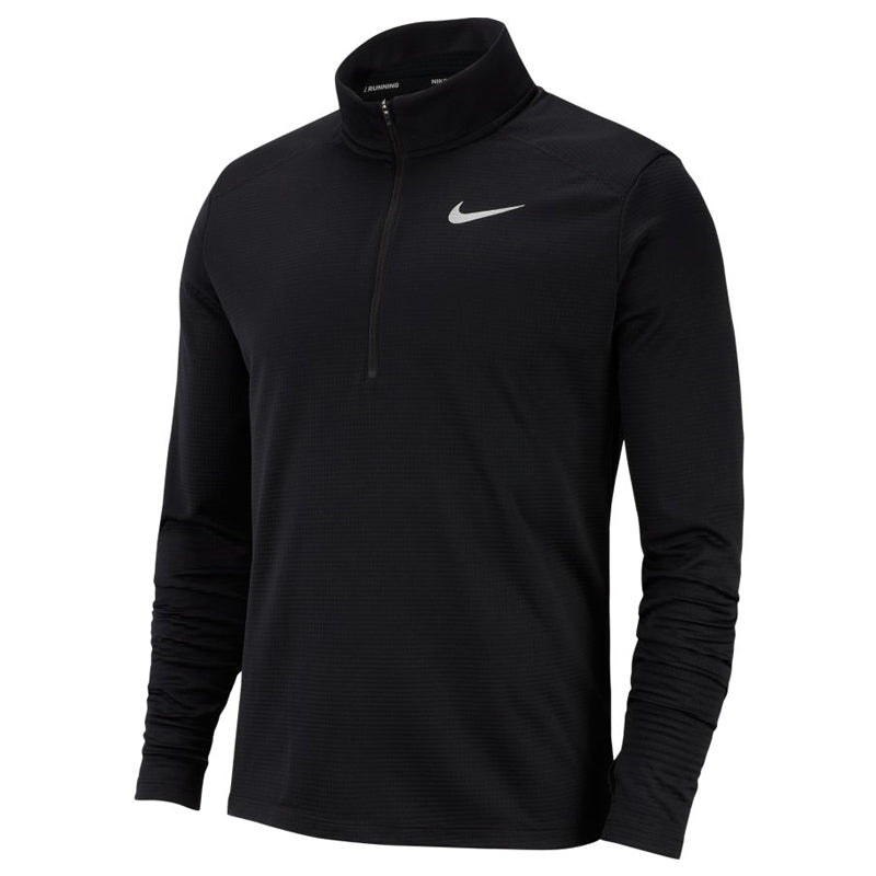 nike pacer half zip black