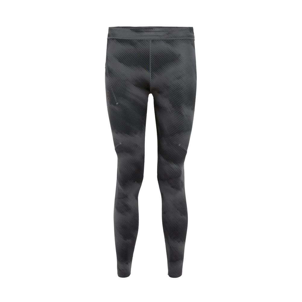 On Running Performance Graphic Men's Running Tight - Shadow/Black