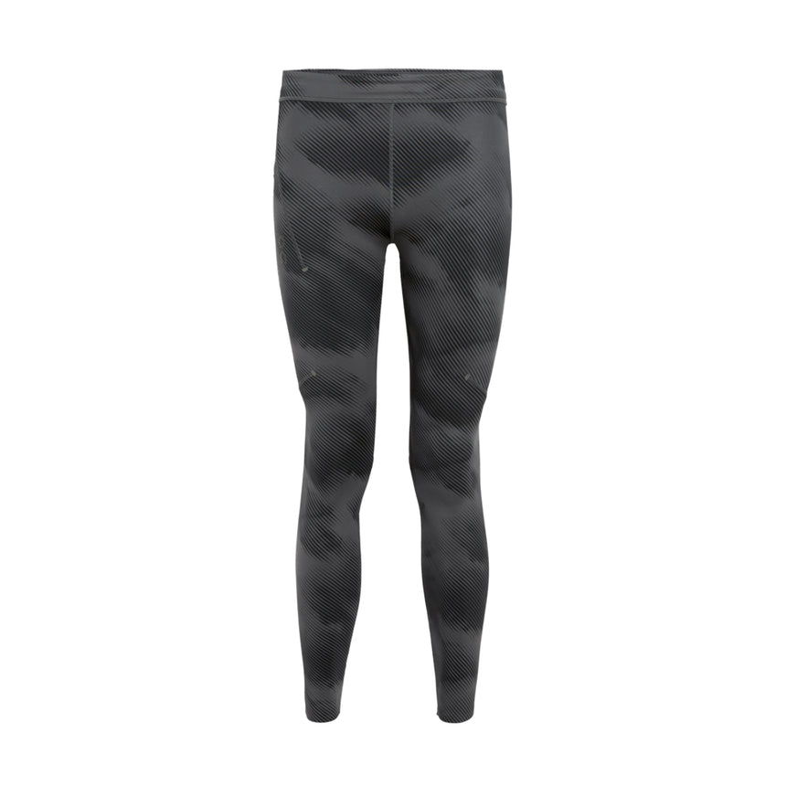 On Running Performance Graphic Men's Running Tight - Shadow/Black