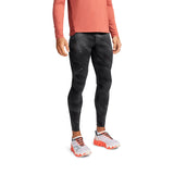 On Running Performance Graphic Men's Running Tight - Shadow/Black