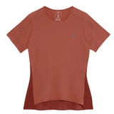 On Running Performance Short Sleeve Women's Running Tee - Auburn/Ruby