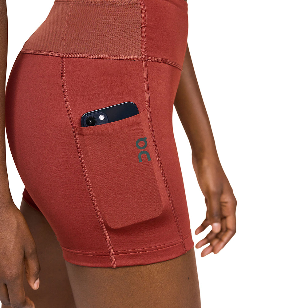 On Running Performance Women's Running Short Tight - Ruby
