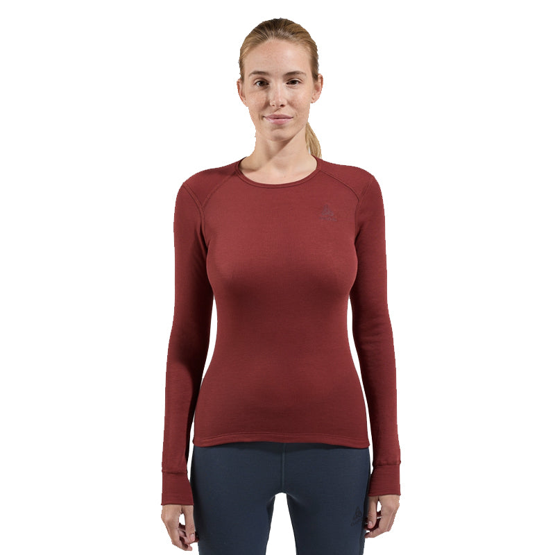 Odlo Active Warm Long Sleeve Women's Baselayer - Spiced Apple