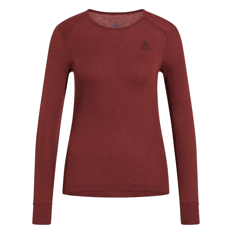 Odlo Active Warm Long Sleeve Women's Baselayer - Spiced Apple