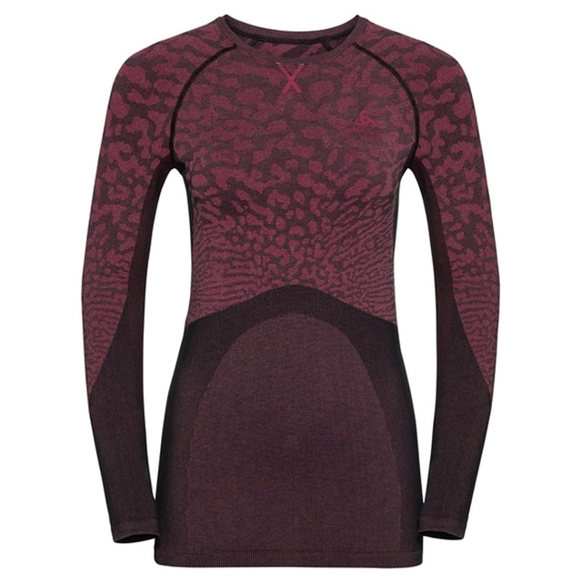 Odlo-womens-SUW_LS-black-Cerise-187081-60205-front