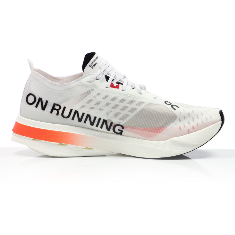 On Cloudboom Strike Women's Running Shoe - White/Black – The