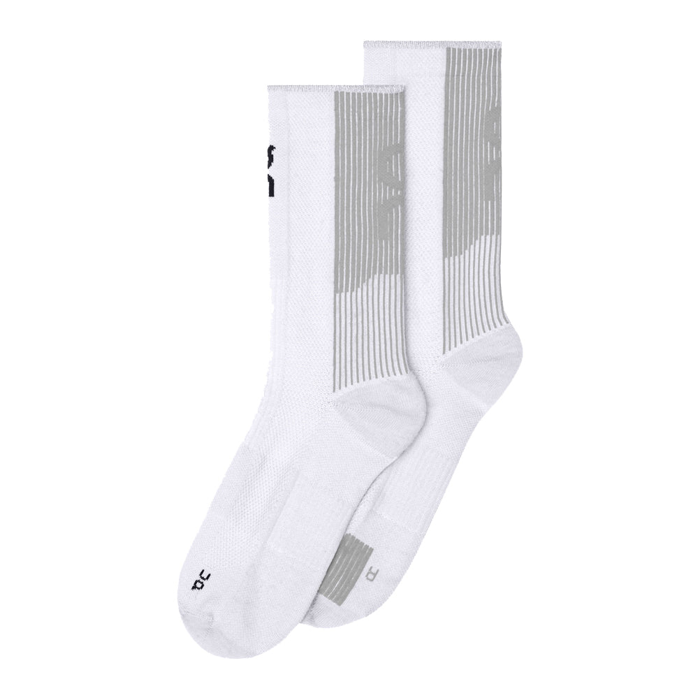 On Running Performance Mid Run Sock - White/Glacier