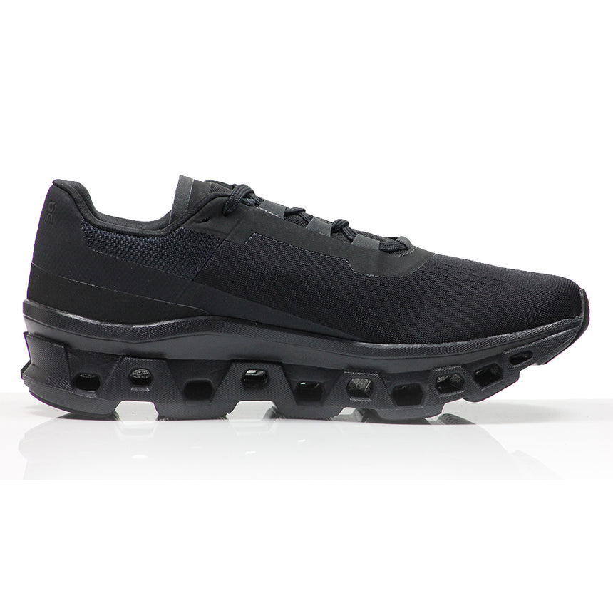 On CloudMonster Men's Running Shoe - All Black