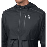 On Running Weather Men's Running Jacket - Black/Shadow