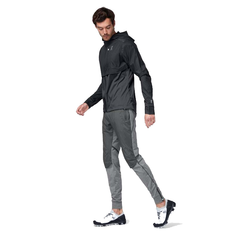 On Running Weather Men's Running Jacket - Black/Shadow