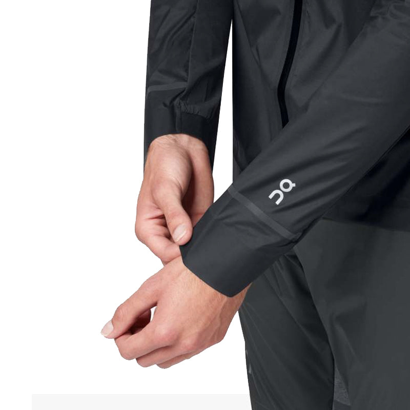 On Running Weather Men's Running Jacket - Black/Shadow