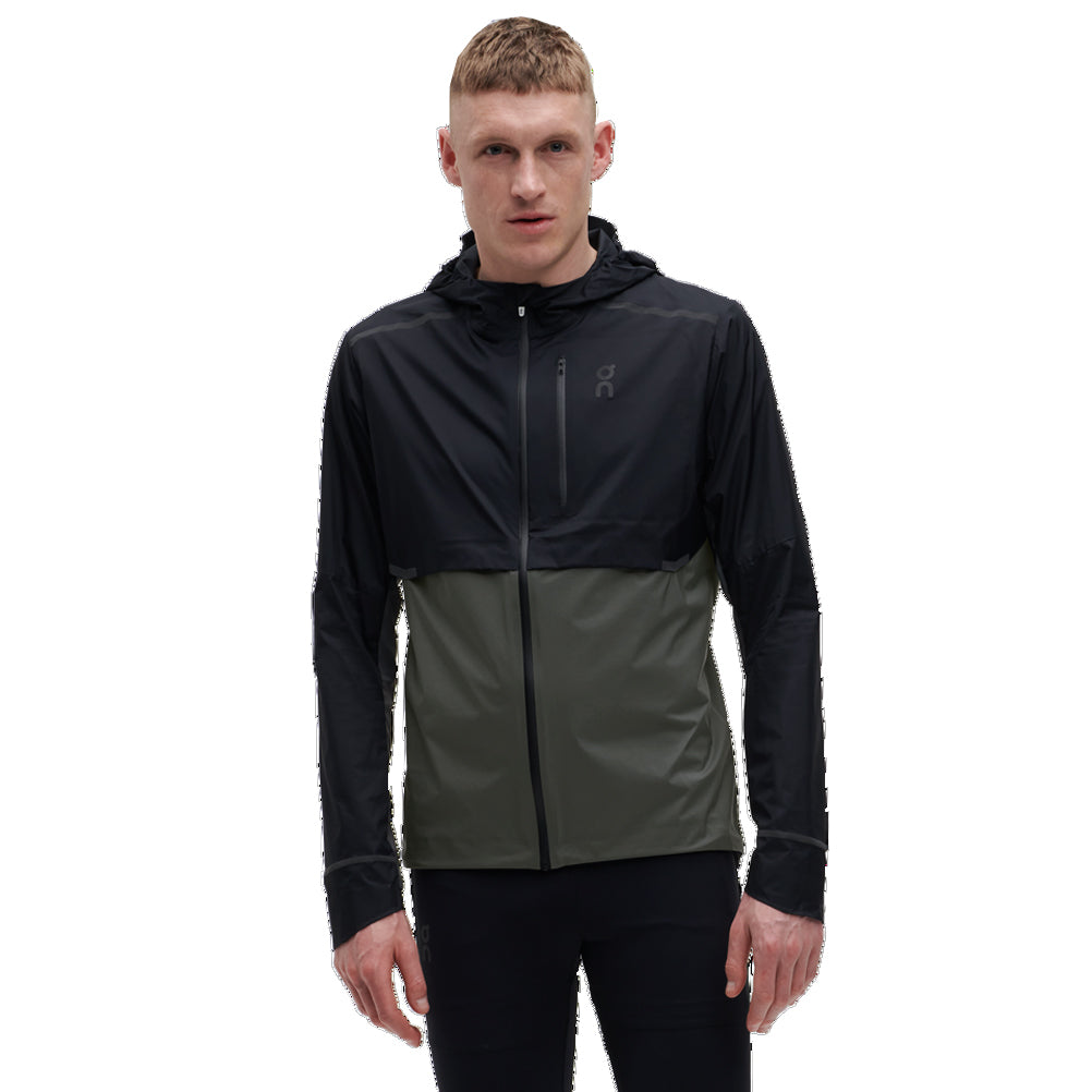On Running Weather Men's Running Jacket - Black/Shadow