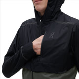 On Running Weather Men's Running Jacket - Black/Shadow