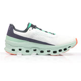 On CloudMonster Men's Running Shoe - Undyed-White/Creek