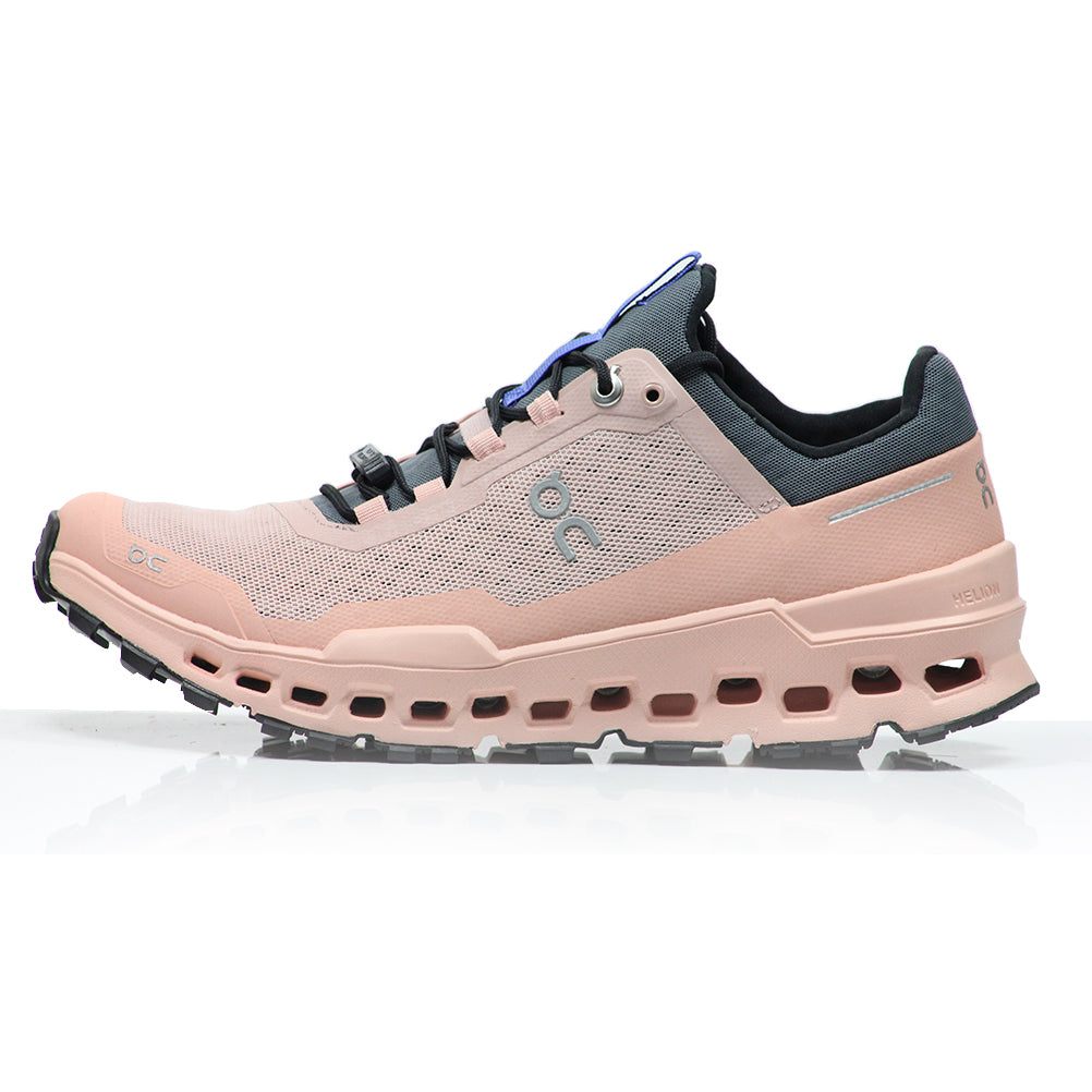 On CloudUltra Women's Trail Shoe - Rose/Cobalt