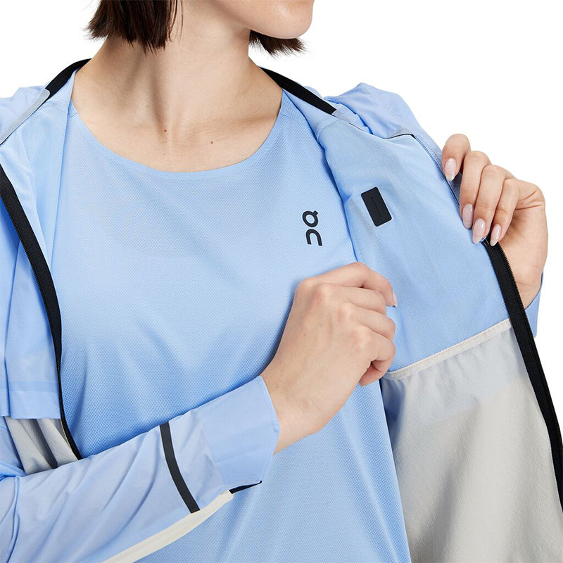 On Running Weather Women's Running Jacket - Stratosphere/Pearl