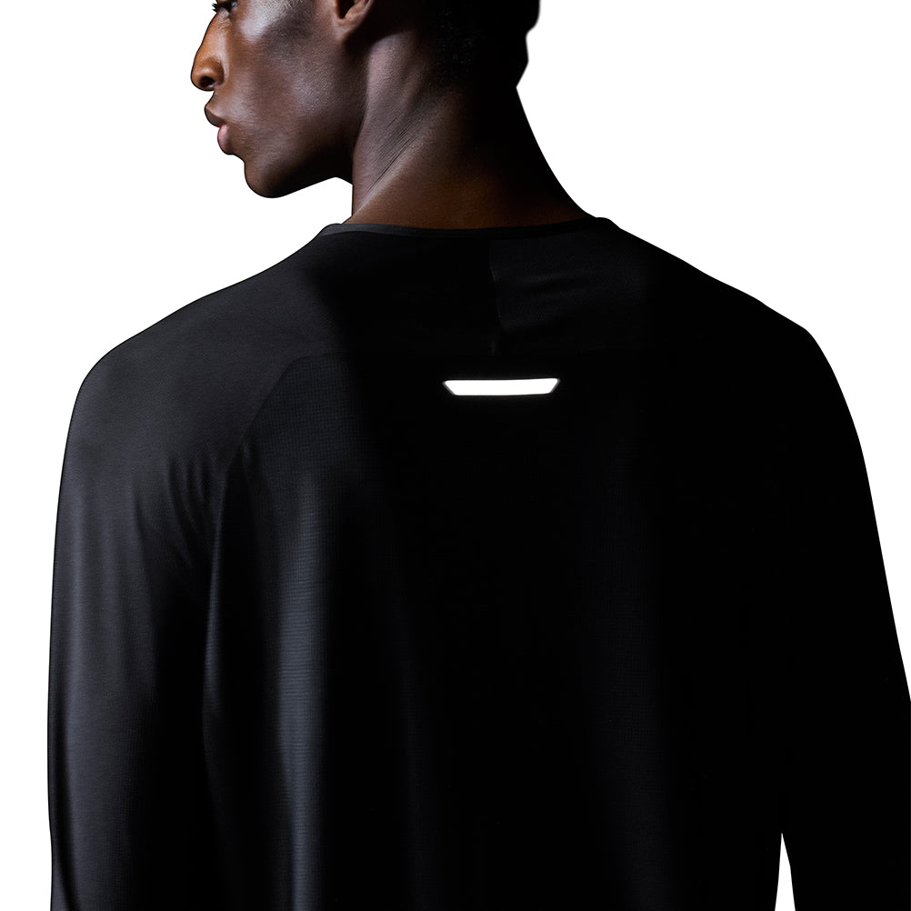 On Running Performance Lumos Long Sleeve Men's Running Tee - Black