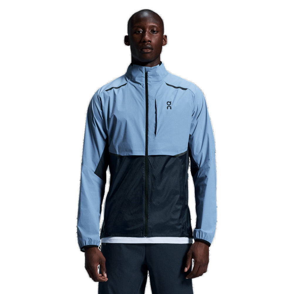 On Running Weather Men's Running Jacket - Chambray/Midnight