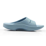 Oofos Ooaha Slide Ocean Blue Back