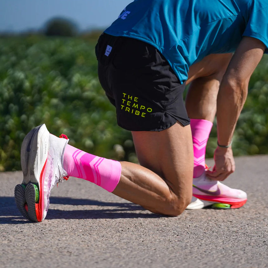 Sporcks Posh Pink Crew Running Sock