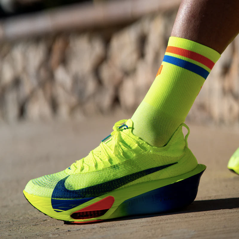 Sporcks Pro Yellow Run Ultralight Crew Sock - Pro Yellow