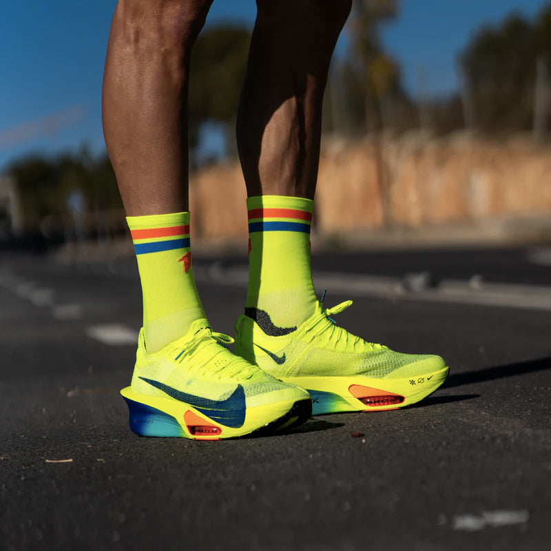 Sporcks Pro Yellow Run Ultralight Crew Sock - Pro Yellow